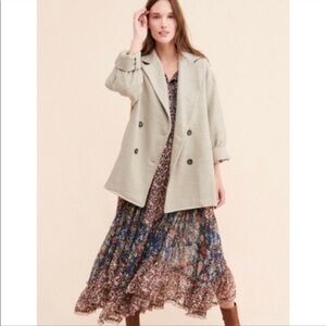 Free People Oregano Hannah Hannah Slouchy Blazer size Large
